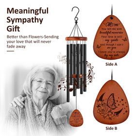 Buioata wind chimes card A Letter from Heaven included for heartfelt condolences.