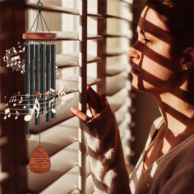Buioata mute option wind chime allows adjustable, gentler sound.