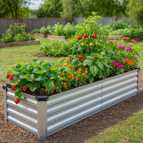 Bujijun backyard garden setup in 2-pack for extra planting space.