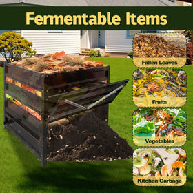 BUKLIYN compost bin outdoor design supports air circulation and decomposition
