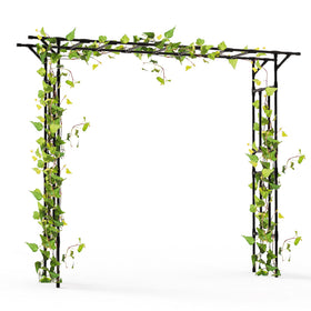 BUKLIYN Garden Arch 100in length creates a grand lawn entry for events.