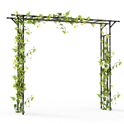 BUKLIYN Garden Arch 100in length creates a grand lawn entry for events.