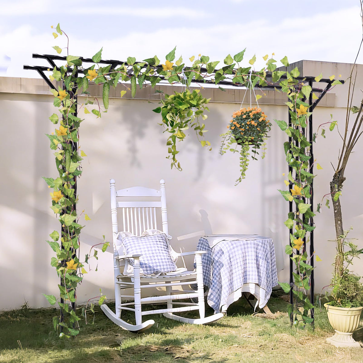 BUKLIYN Garden Arch serves as versatile entrance decor for weddings and parties.