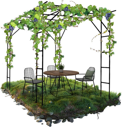 BUKLIYN grape vine trellis arch demonstrating sturdy arch support for climbing plants