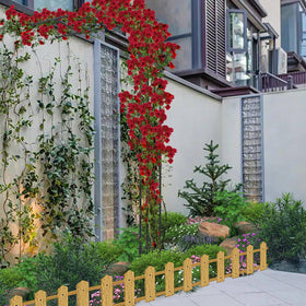 BUKLIYN half-sided arch blends with home yard landscape.