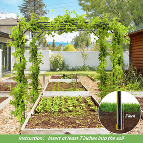 BUKLIYN outdoor trellis in a courtyard setting for gardens