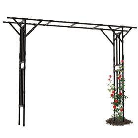 BUKLIYN Supersize Flattop Arch assembly process showing easy setup outdoors