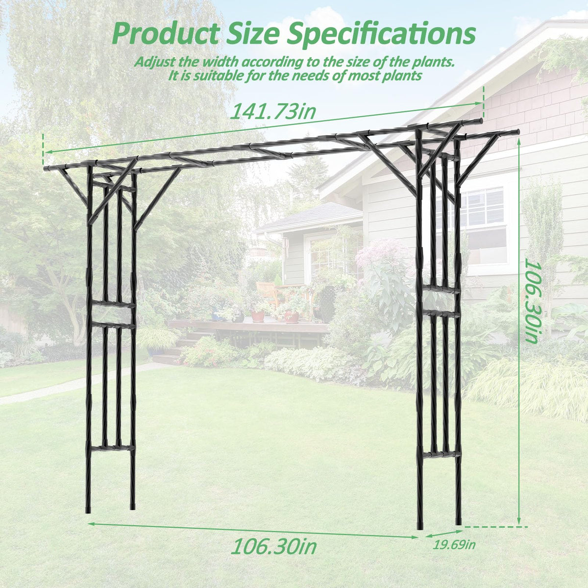 BUKLIYN Supersize Flattop Arch detailed joints illustrate robust construction