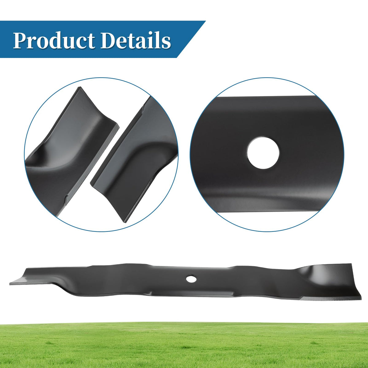Bularie three-pack blades for easy replacement