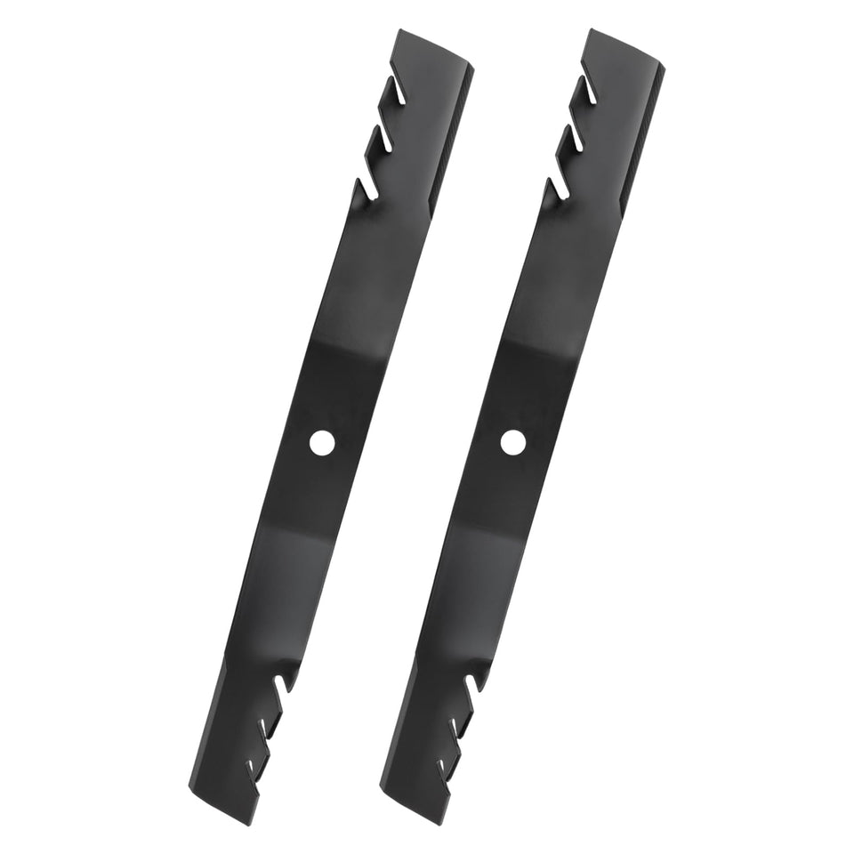 Bularie 106-8744-03 mulching blade set on a 42-inch Toro TimeCutter ready for mowing.