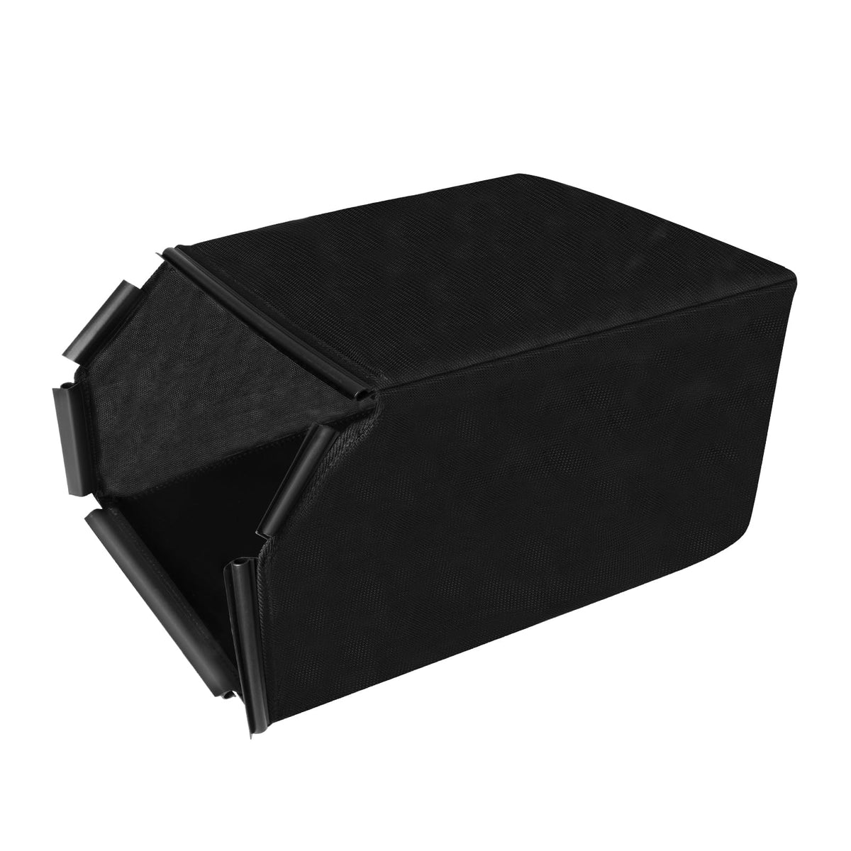 Bularie 115-4664 grass bag on Toro mower, front view for easy clipping collection.