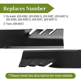 Bularie 116-5175 blades compatibility image shows quick lawn maintenance