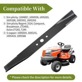 Bularie 1708229 and 1726453 replacement blades ensure consistent mowing results.
