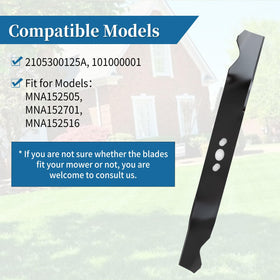 Bularie 2105300125A blade with oval center holes compatible with Oregon and Hyper Tough.