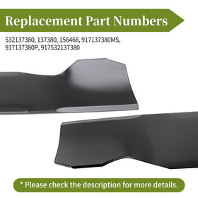 Bularie three-pack blades ready for installation on deck.