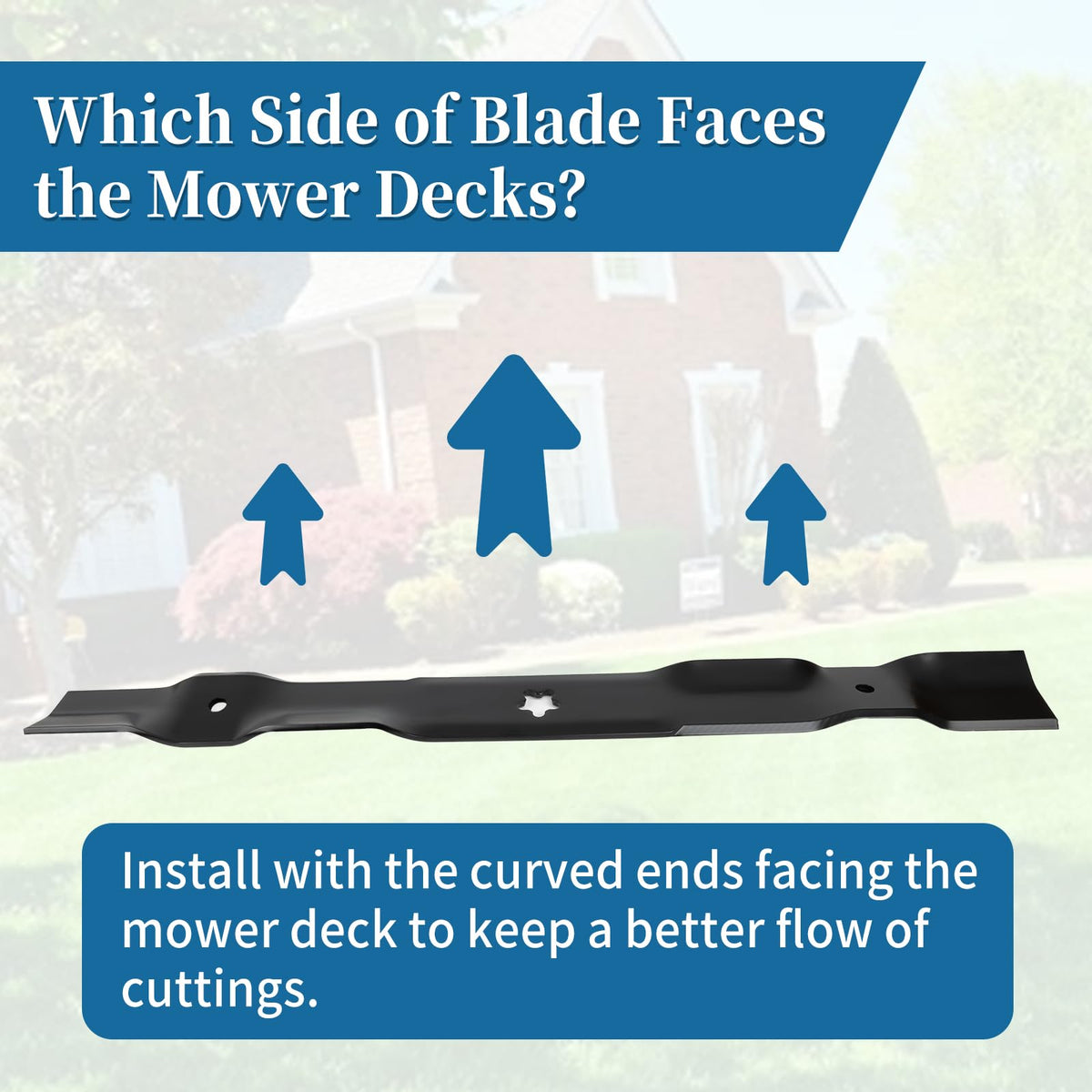 Brand Bularie 532403107 blade; easy installation steps for quick DIY replacement.