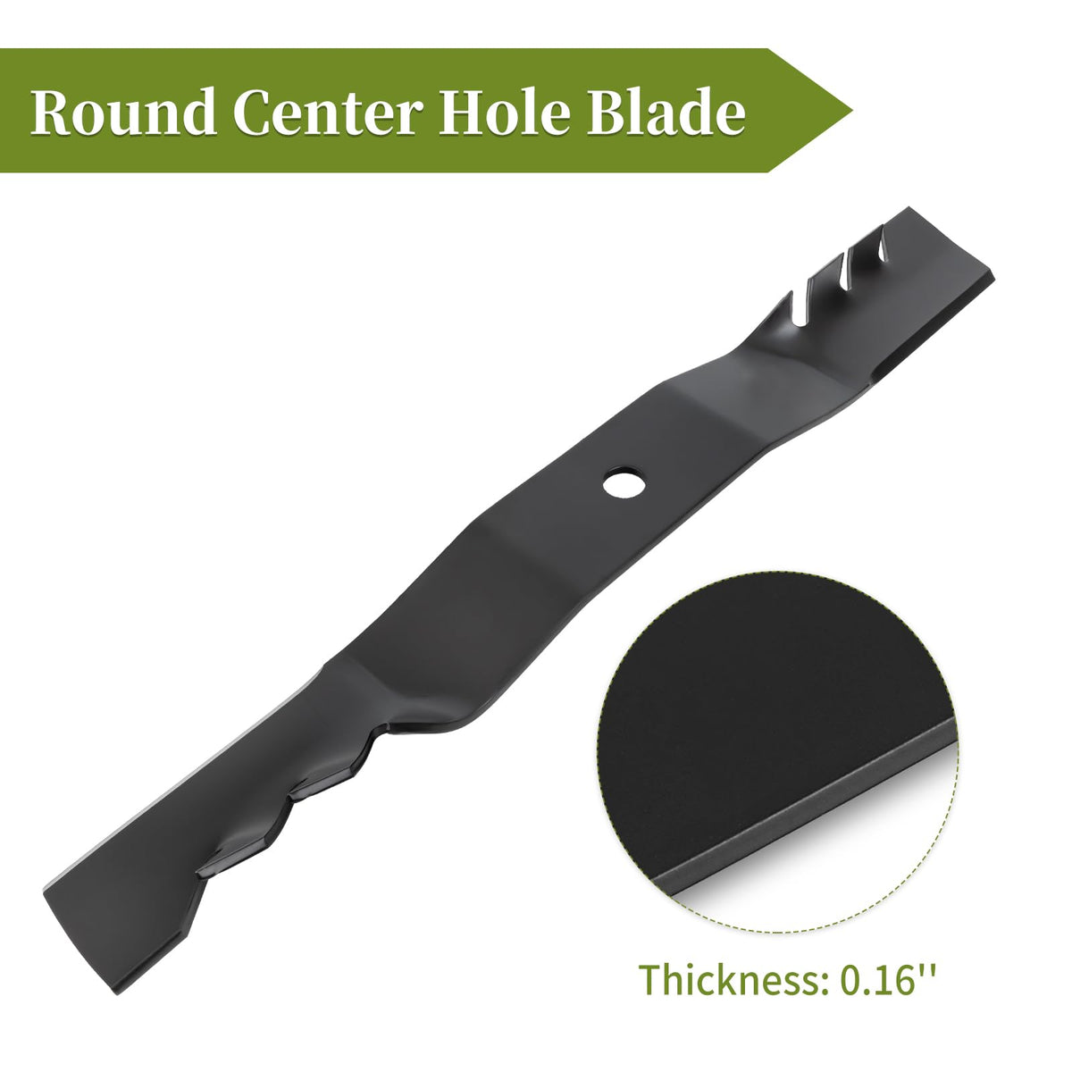 Bularie blades designed for 54-inch decks with easy installation guidance.