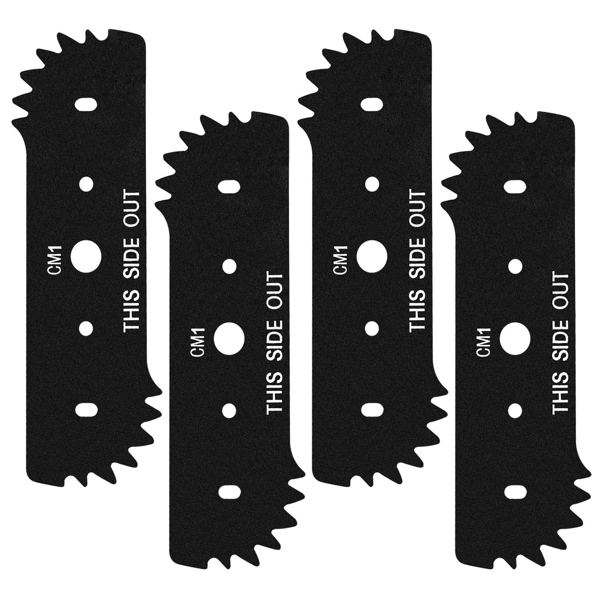 Bularie 7-1/2 inch edger blades four-pack ready for replacement