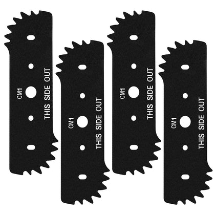 Bularie 7-1/2 inch edger blades four-pack ready for replacement