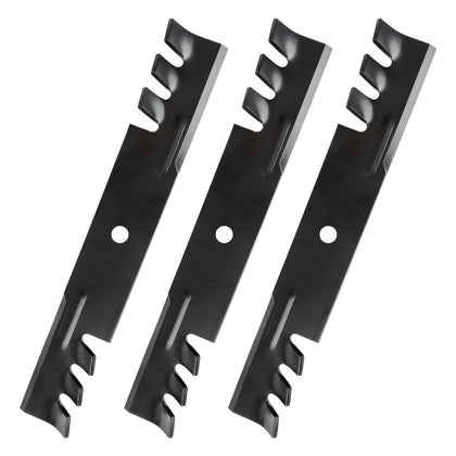 Bularie 795757 mulching blades close-up teeth for durable lawn mowing.
