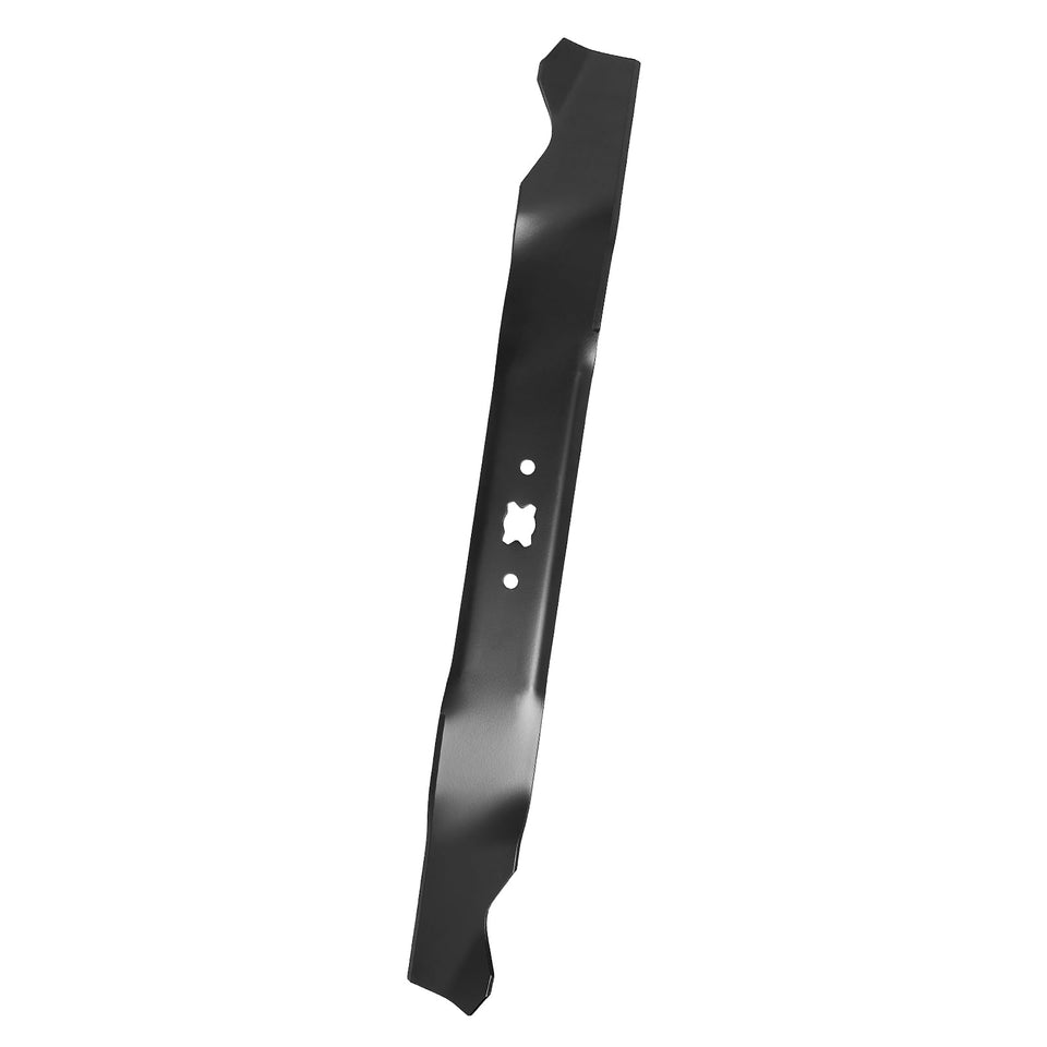 Bularie 942-0741A mower blade for 21-inch deck with mulching design for a cleaner cut.