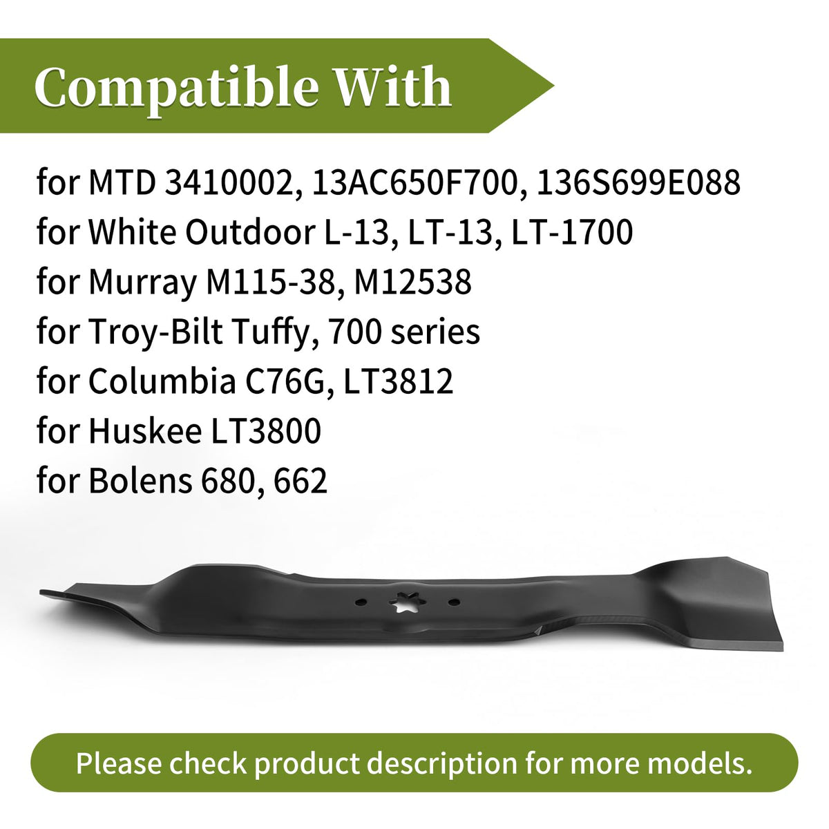 Bularie carbon steel blades deliver lasting sharpness for steady mowing