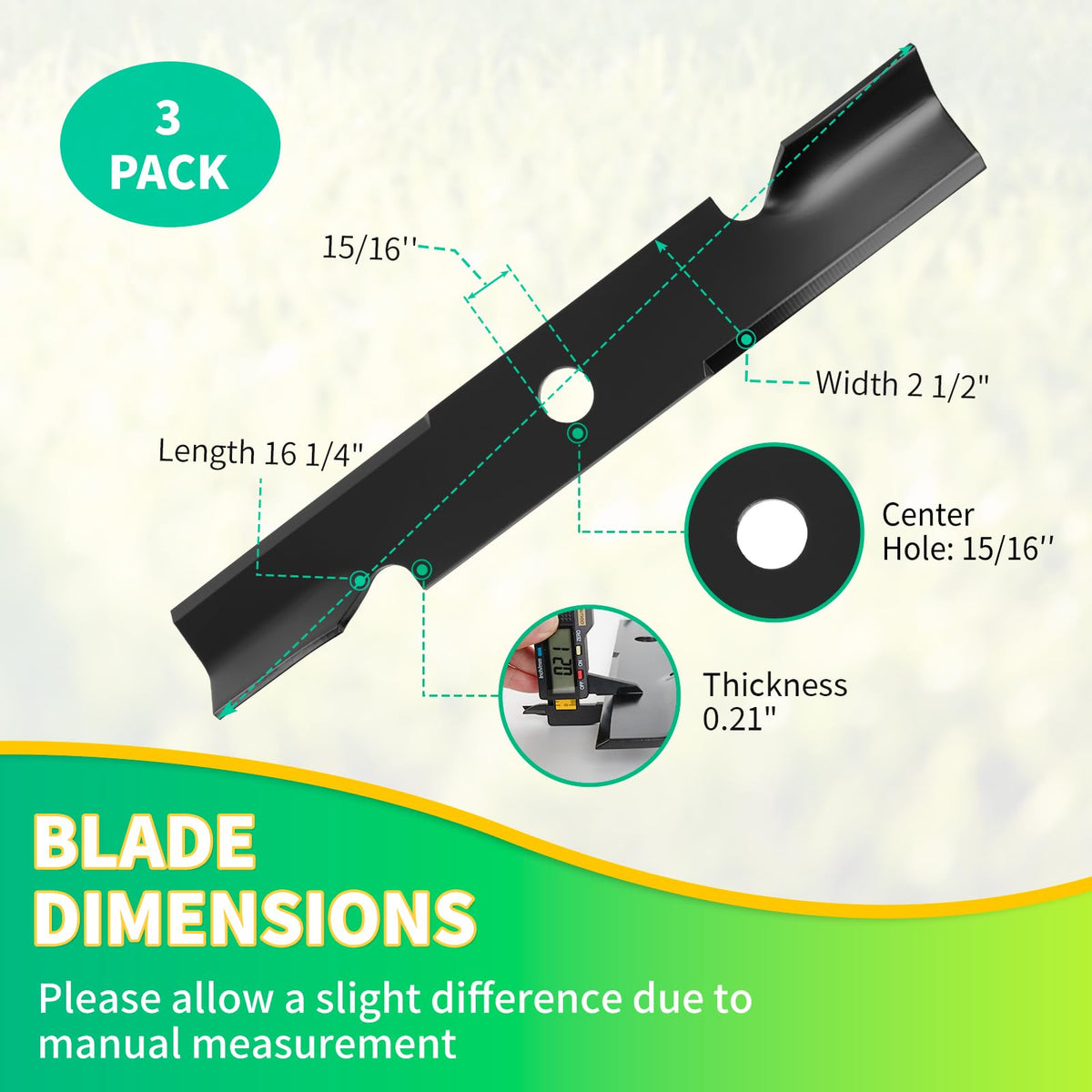 Bularie carbon-steel notched blade for lasting edge and reliable cutting.