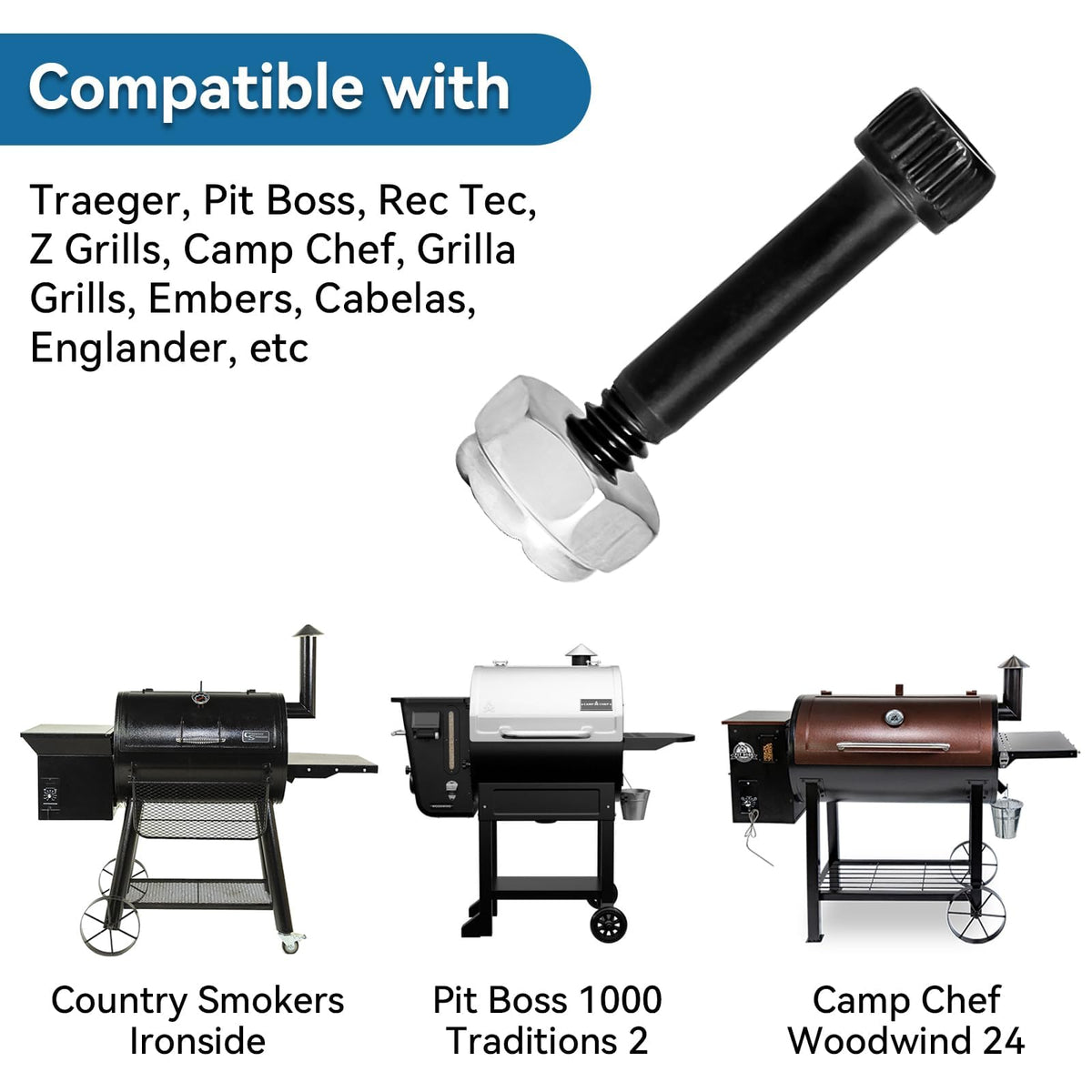 Bularie compatibility guide showing supported pellet grill brands.
