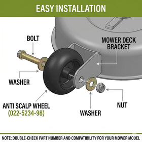 Bularie easy-installation guide for on-site wheel replacement.