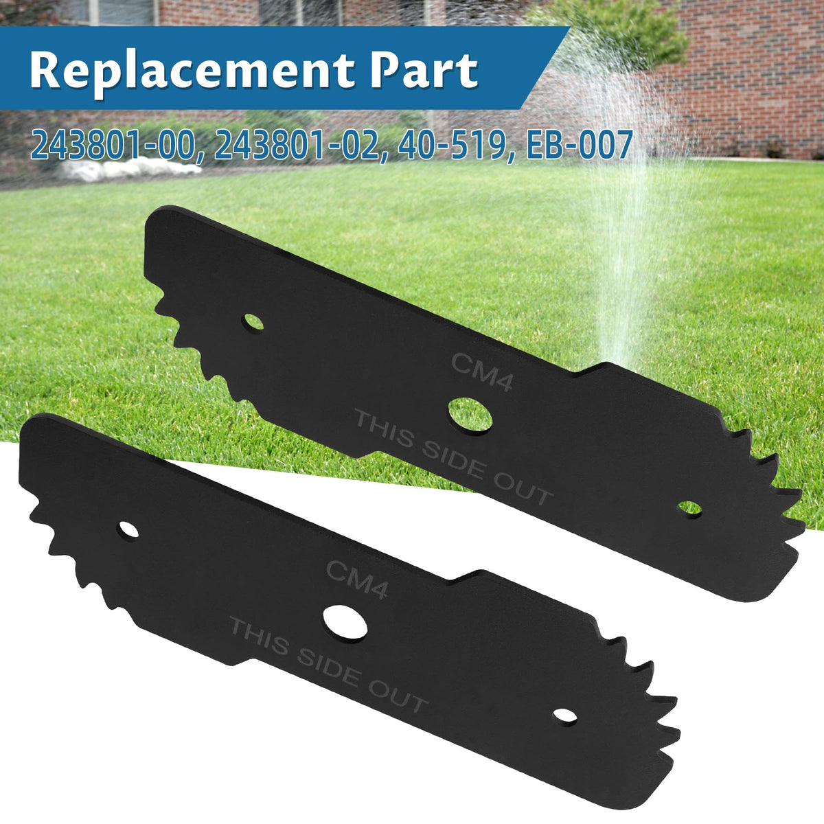 Bularie edger blade two pack for easy replacement.