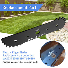Bularie blades show compatibility with Worx WG895 and WG896
