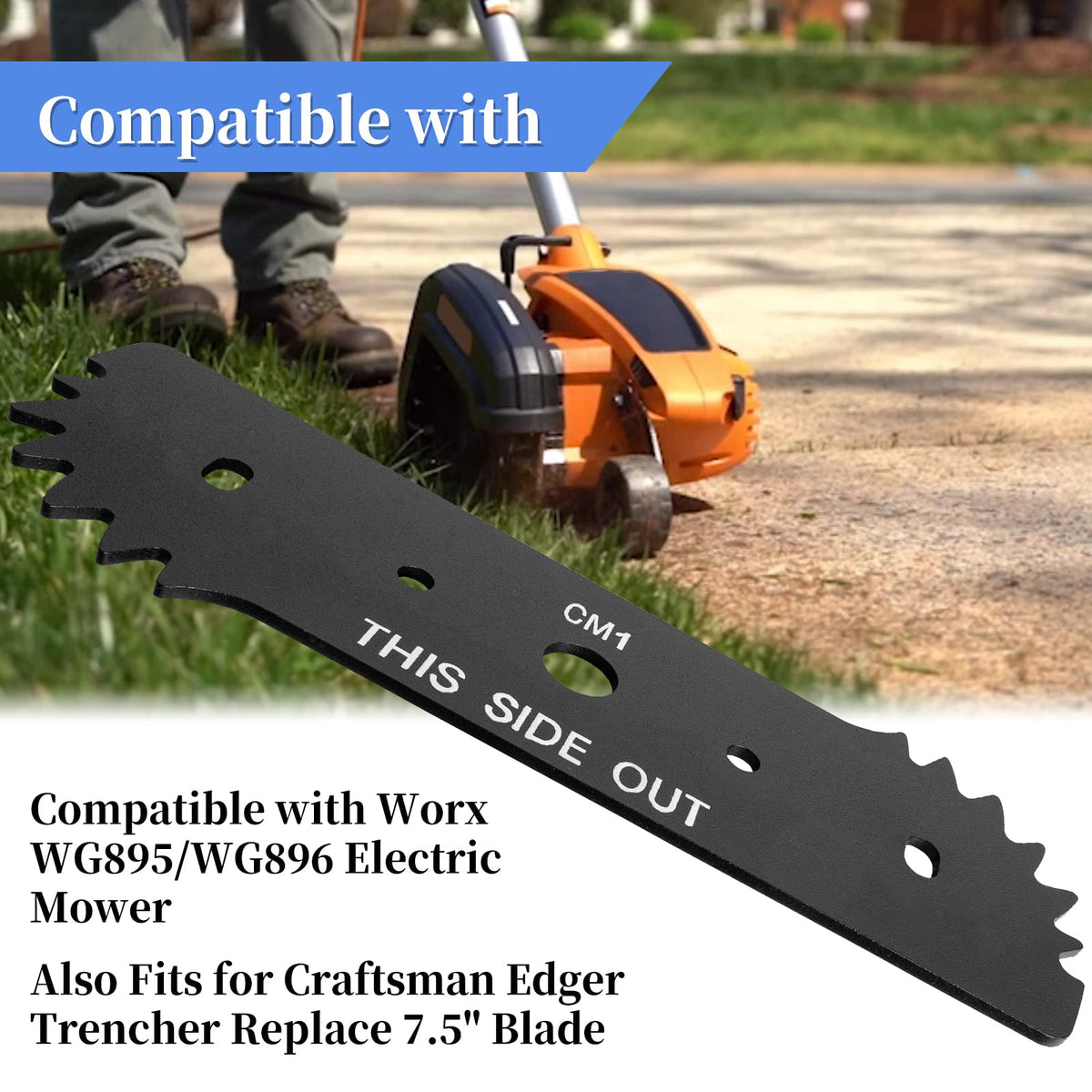 Bularie blades display Craftsman 7.5 inch compatibility