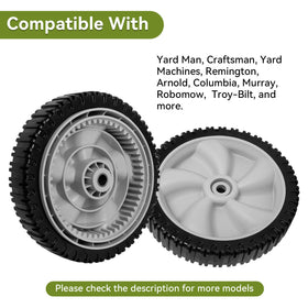 Bularie front-drive wheel assembly suitable for multiple mower models
