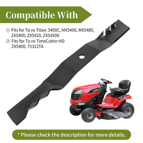 Bularie high airflow blades cutting through grass with efficient lift.