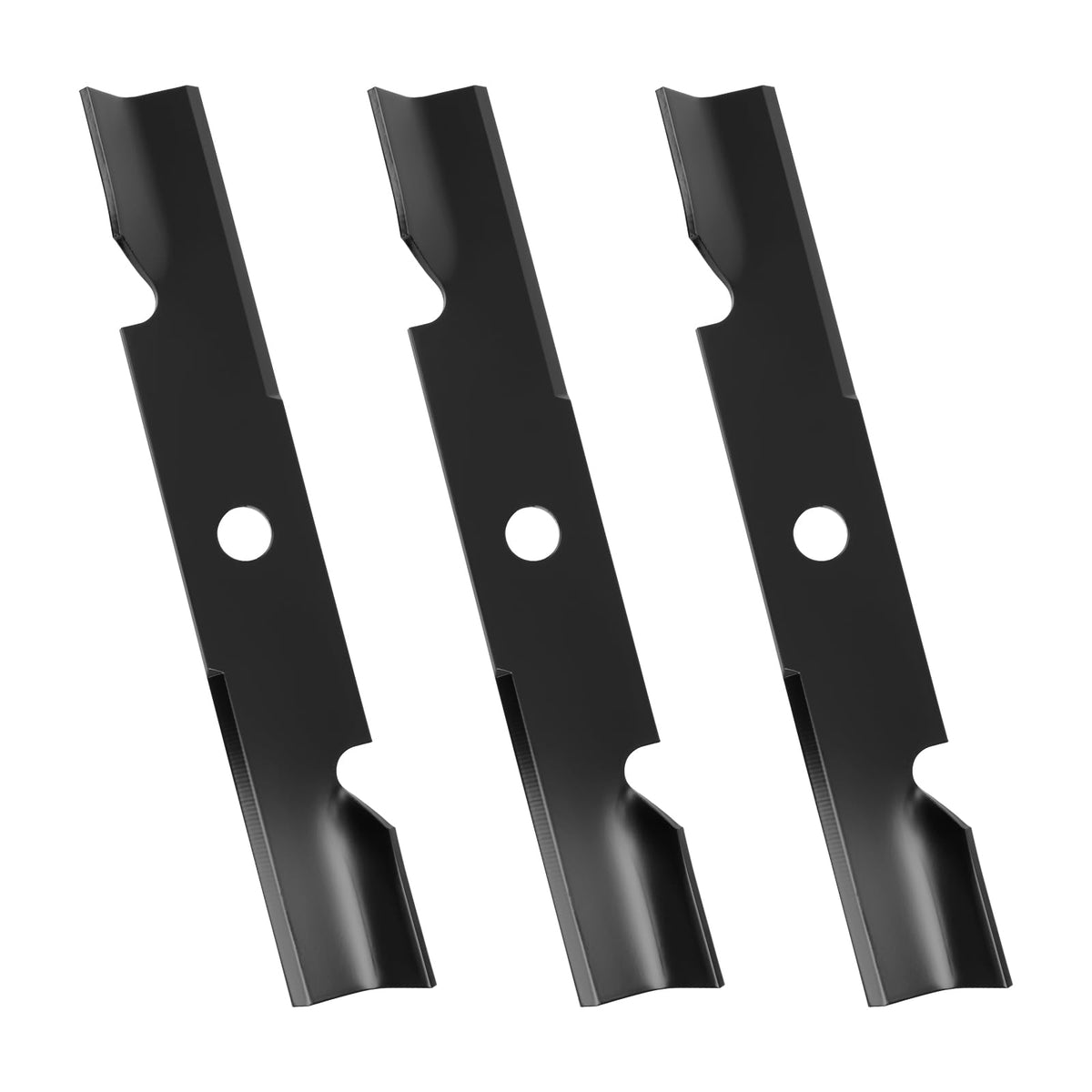 Bularie high-lift blade for 16-1/4 inch decks improves lift and cut quality.