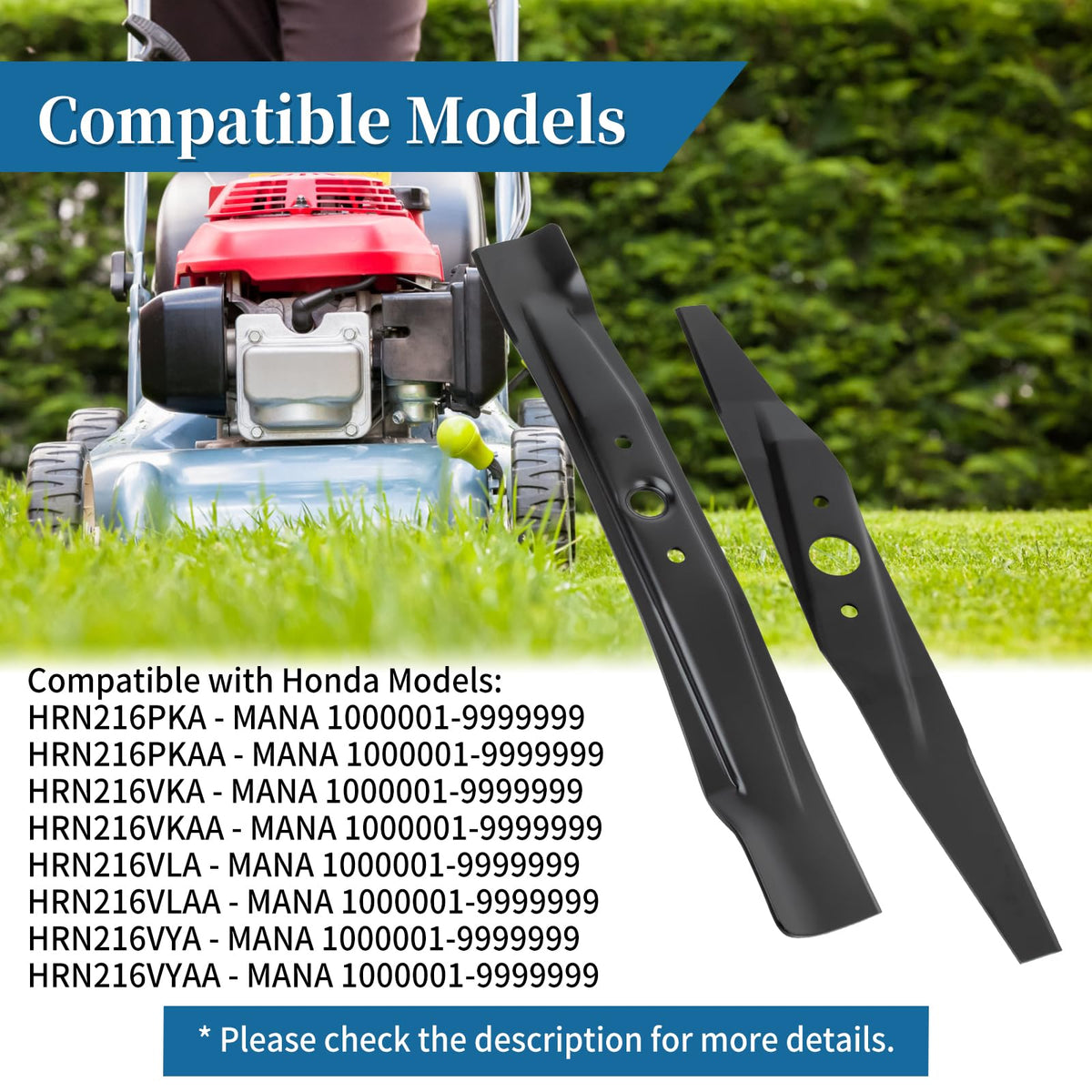 Bularie Honda compatibility for HRB models ensuring easy replacement.