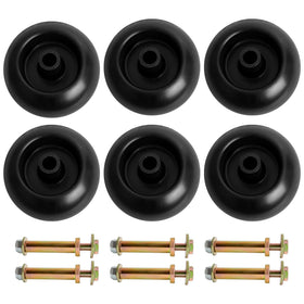 Bularie mower deck wheel kit with bolt for quick replacement.