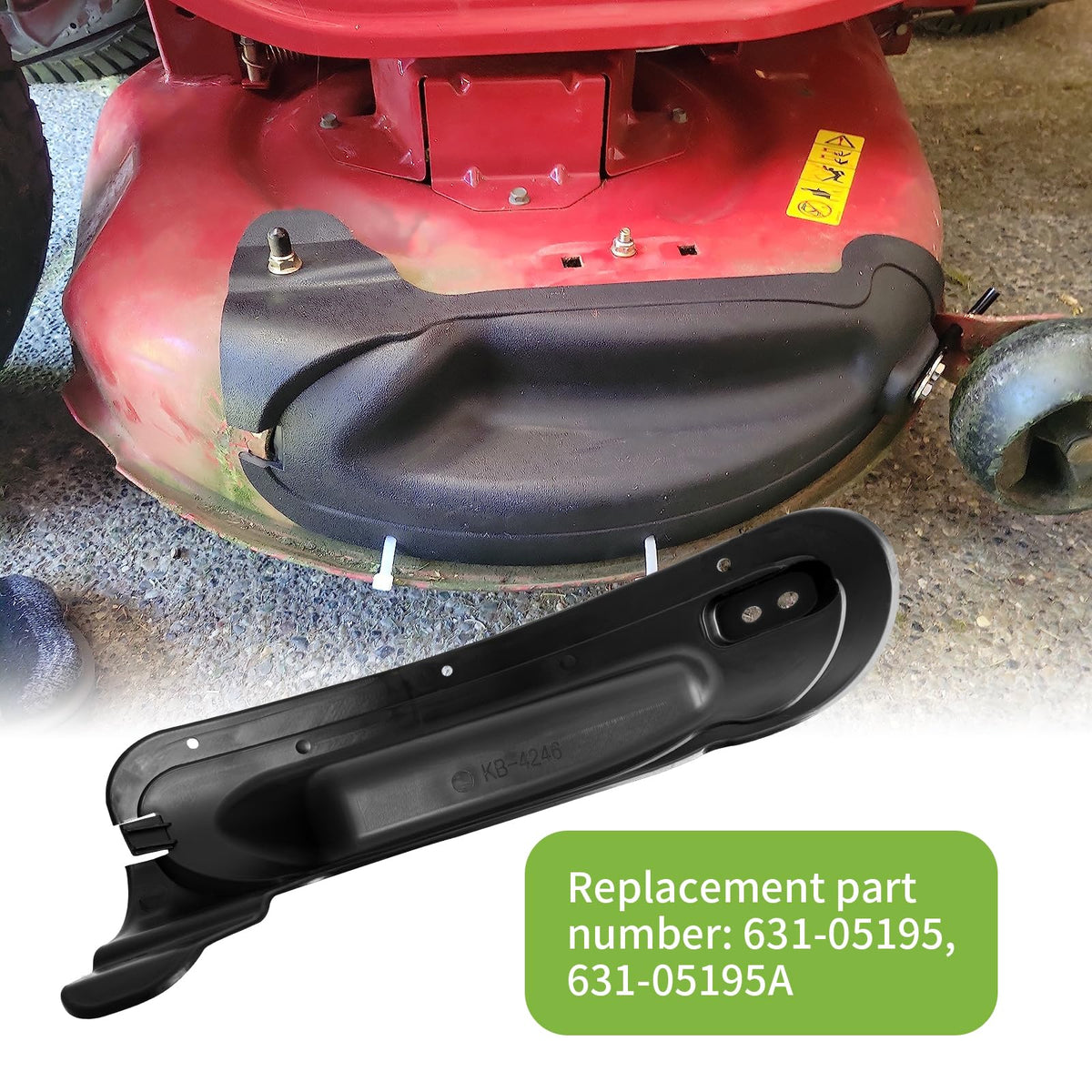 Bularie replacement mulch plug details help identify compatible models quickly