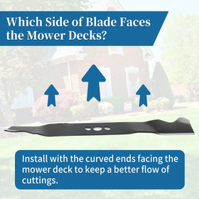 Bularie oval center hole blade matches 20.2-inch deck patterns.