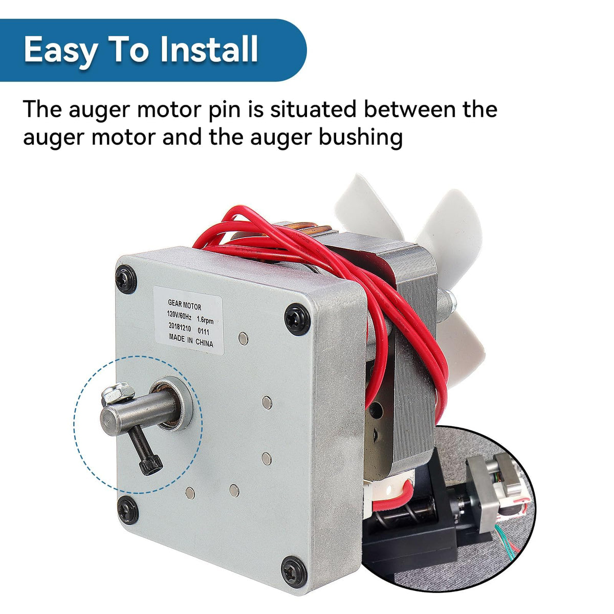 Packaged parts clearly labeled to prevent size mismatches during purchase.