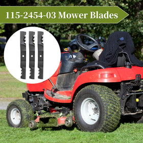 Bularie edge paint on blades protects during shipping and wears to reveal sharp edge.
