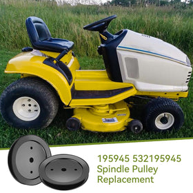 Bularie spindle pulley installation process enables quick replacement.