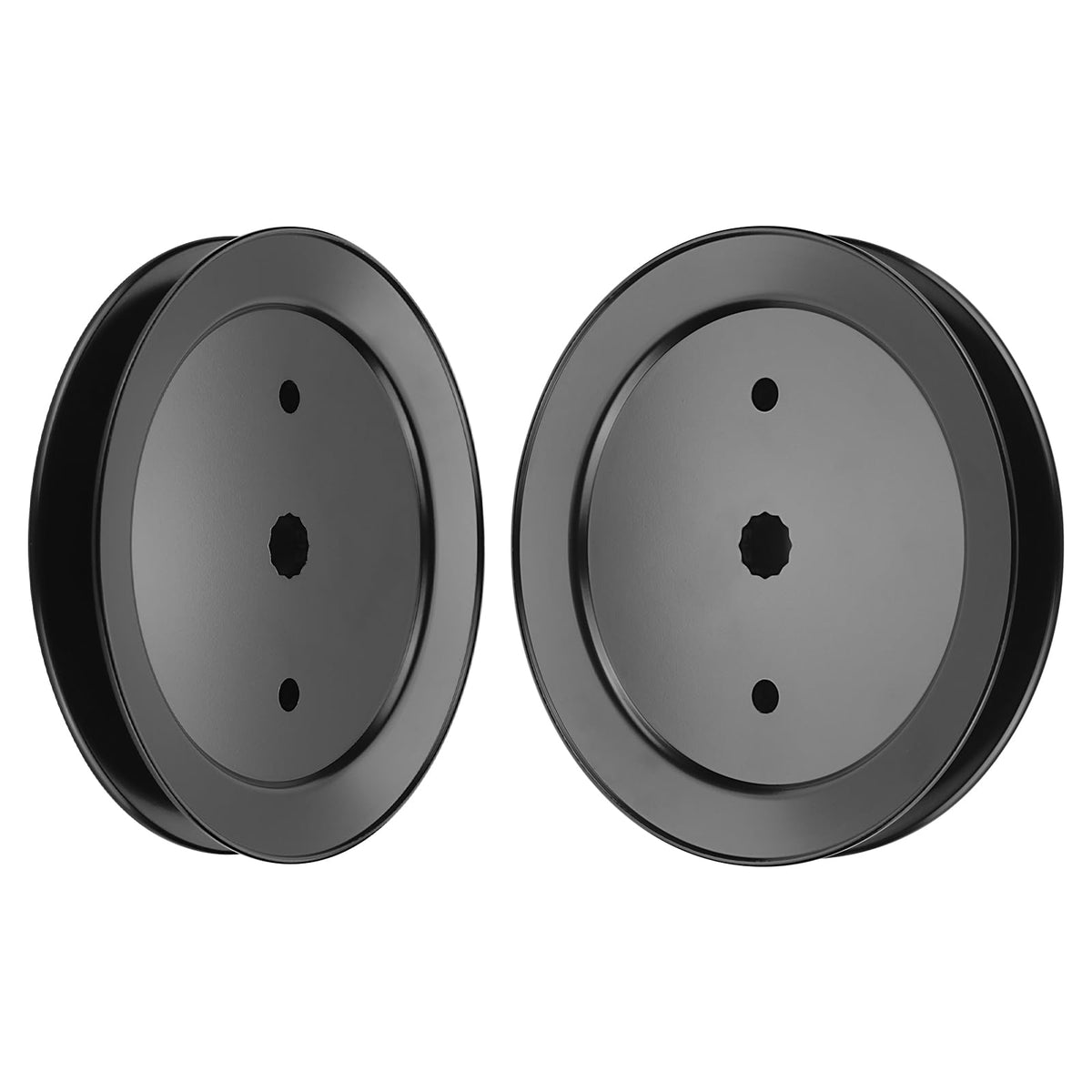 Bularie spindle pulley teeth detail improves belt grip.