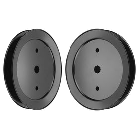 Bularie spindle pulley teeth detail improves belt grip.