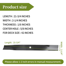 Bularie two-blade pack provides ready replacement for maintenance.