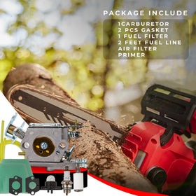 BuleVina carburetor air filter fuel line set enhances fuel flow and easy maintenance.
