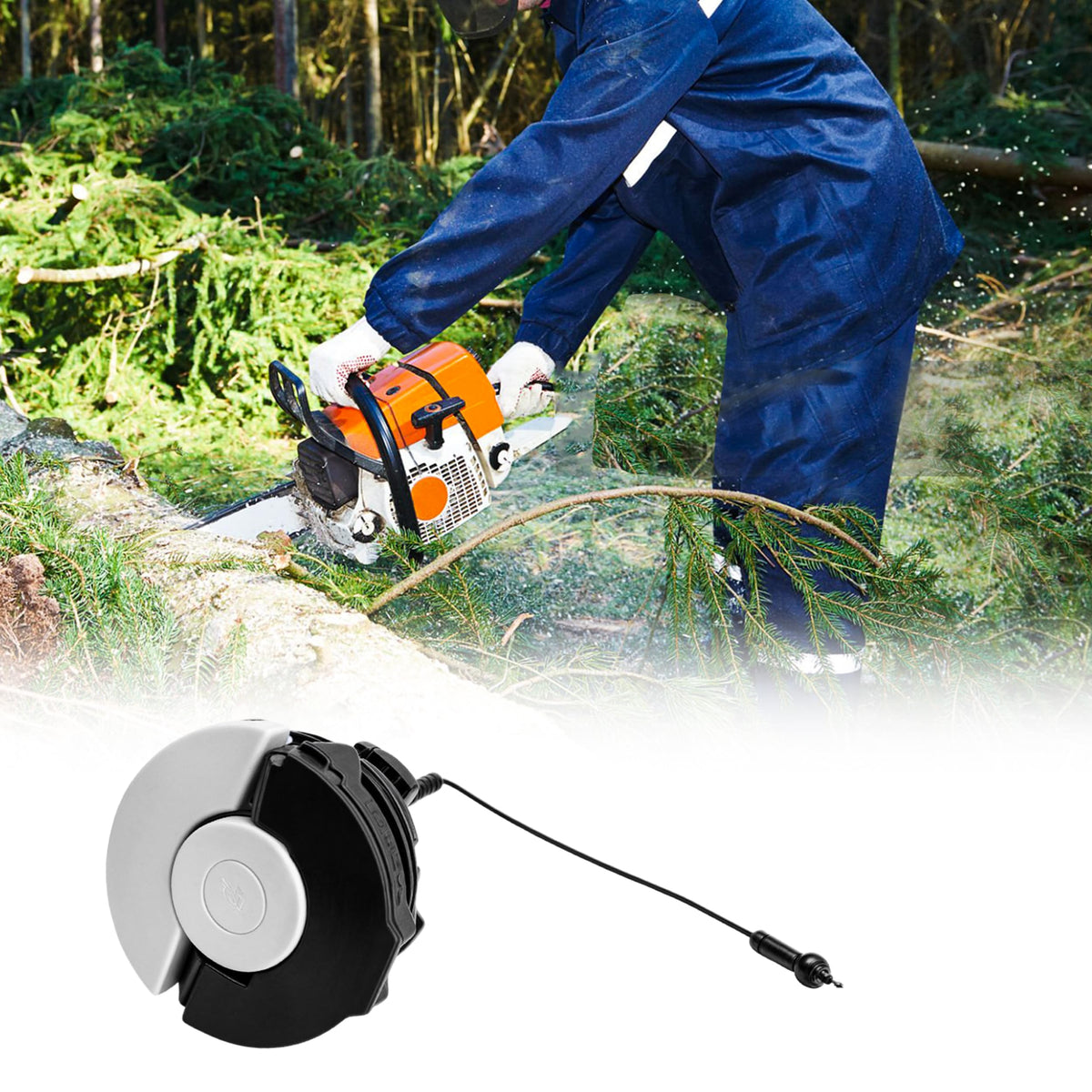 BuleVina fuel cap cover for STIHL FS56 with reliable seal and corrosion resistance.