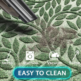 Bulijojo easy-clean entry mat can be vacuumed, swept, or rinsed for quick care.