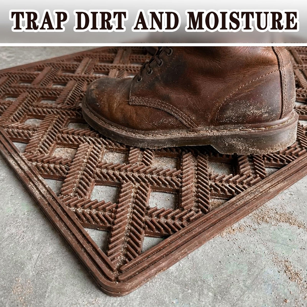 Bulijojo mat with anti-slip base for stable footing on hard floors