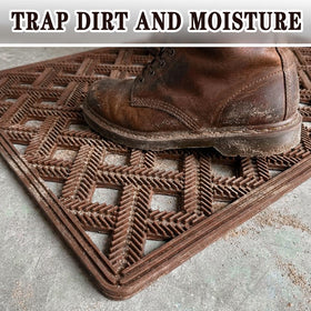 Bulijojo mat with anti-slip base for stable footing on hard floors